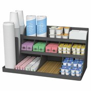 Mind Reader Coffee Condiment Organizer, Black COMORG02BLK